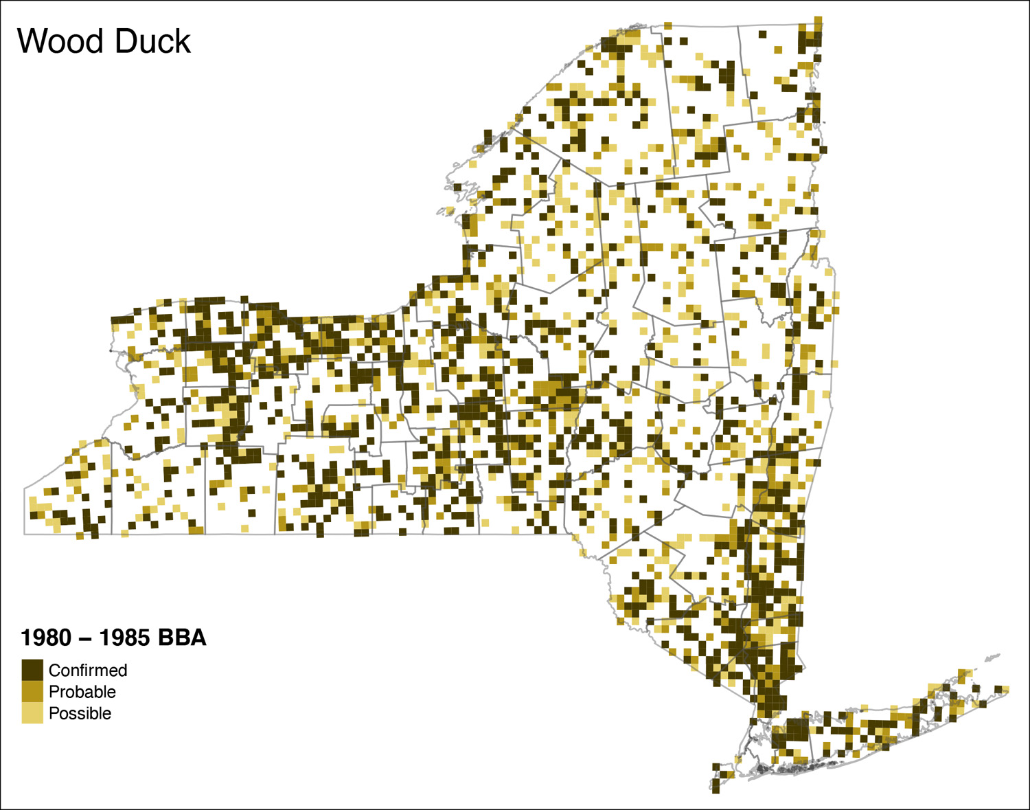 Wood Duck Atlas 1 Distribution