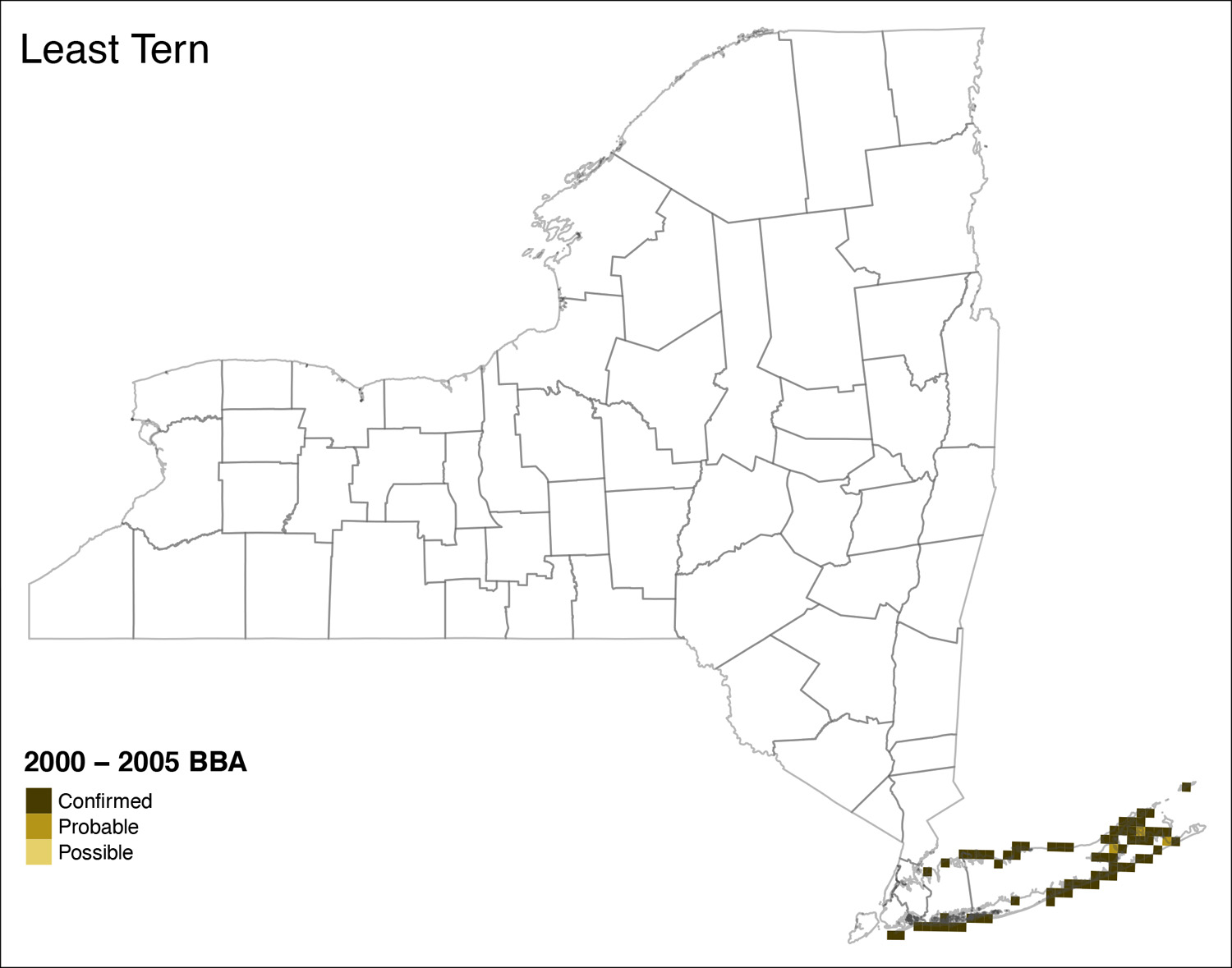 Least Tern Atlas 2 Distribution
